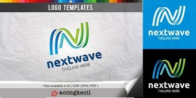 Next Wave - Logo Template