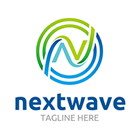 Next Wave V2 - Logo Template