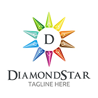 Diamond Star - Logo Template