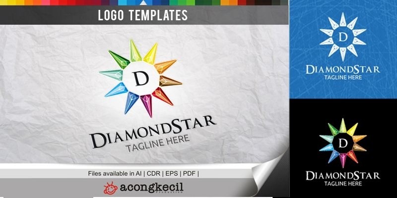 Diamond Star - Logo Template