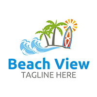 Beach - Logo Template