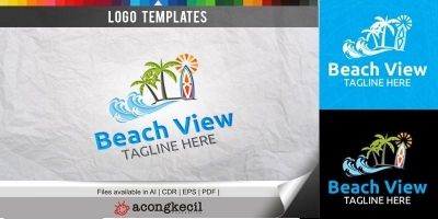 Beach - Logo Template