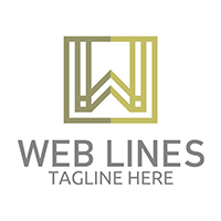 Web Lines - Logo Template