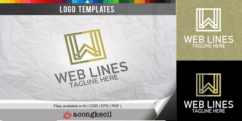 Web Lines - Logo Template