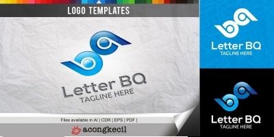 Letter BQ V2 - Logo Template