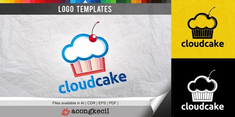 Cloud Cake - Logo Template