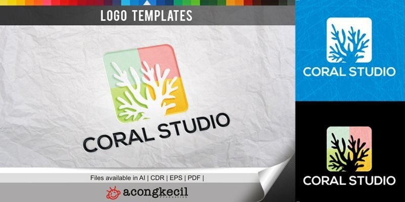 Coral Studio - Logo Template