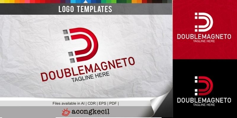 Double Magneto - Logo Template