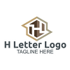 h-letter-logo-template