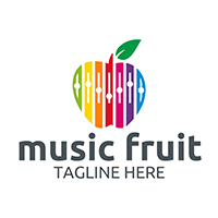 Music Fruit - Logo Template