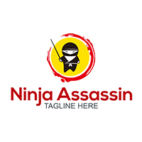 Ninja Assassin - Logo Template