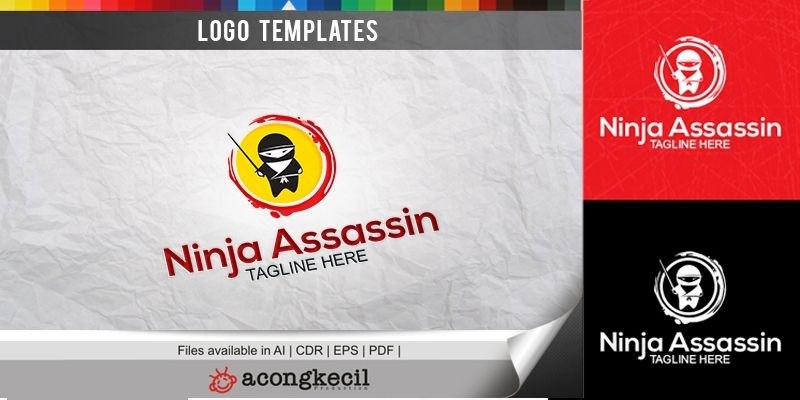 Ninja Assassin - Logo Template
