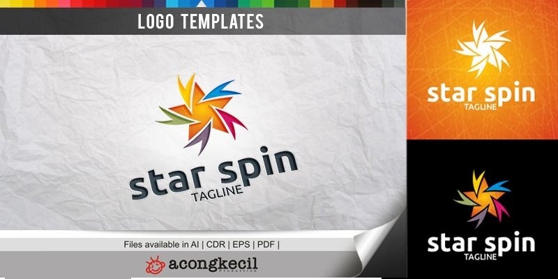 Star Spin V1 - Logo Template