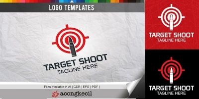 Target Shooting - Logo Template
