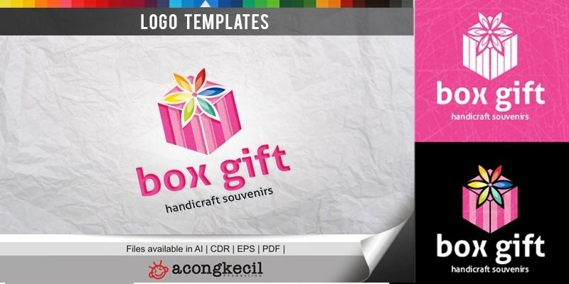 Box Gift - Logo Template