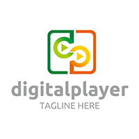 Digital Player - Logo Template
