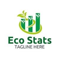 Eco Stats - Logo Template