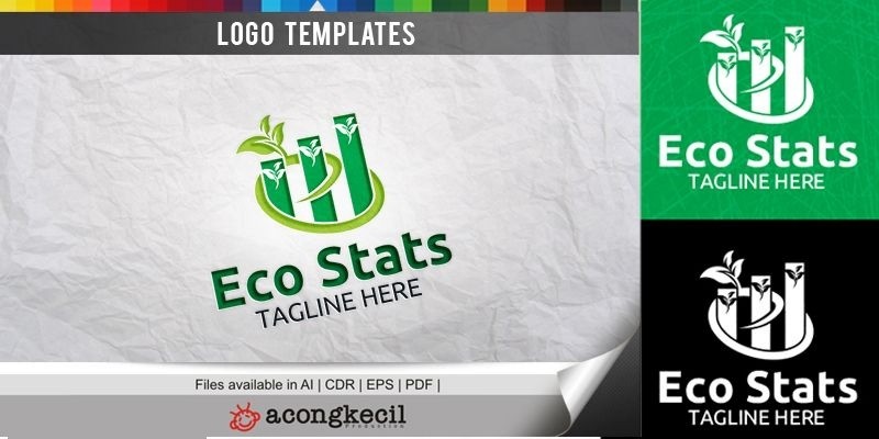 Eco Stats - Logo Template