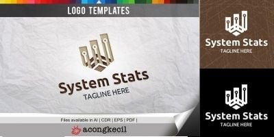 System Stats - Logo Template