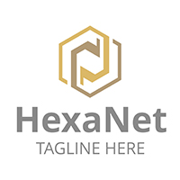 HexaNet - Logo Template