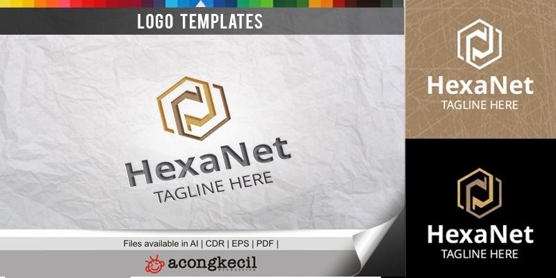 HexaNet - Logo Template