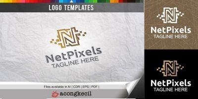 NetPixels - Logo Template
