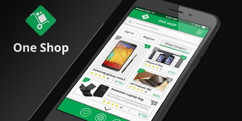 Online Shop & Social Communication iOS App UI Kit