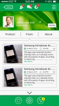 Online Shop & Social Communication iOS App UI Kit Screenshot 7