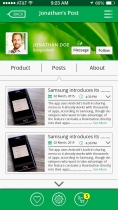 Online Shop & Social Communication iOS App UI Kit Screenshot 15