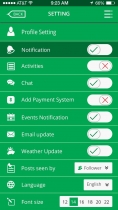 Online Shop & Social Communication iOS App UI Kit Screenshot 30