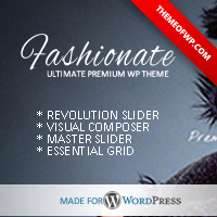 Fashionate - Wordpress Fashion Theme