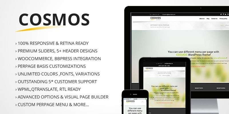 Cosmos - Wordpress Business Theme