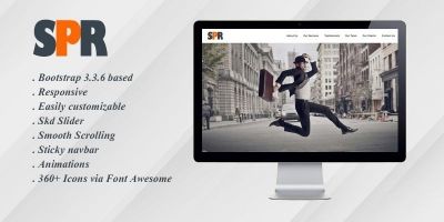SPR - One Page Responsive HTML Theme