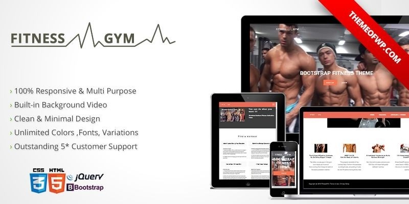 Fitness & Gym HTML Template