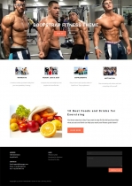 Fitness & Gym HTML Template Screenshot 3