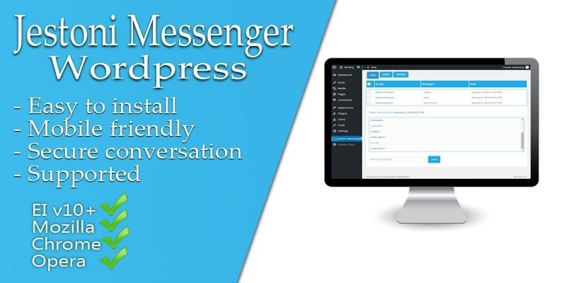 Jestoni Messenger - WordPress Plugin