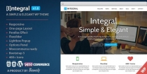 Integral - Responsive Parallax WordPress Theme Screenshot 3