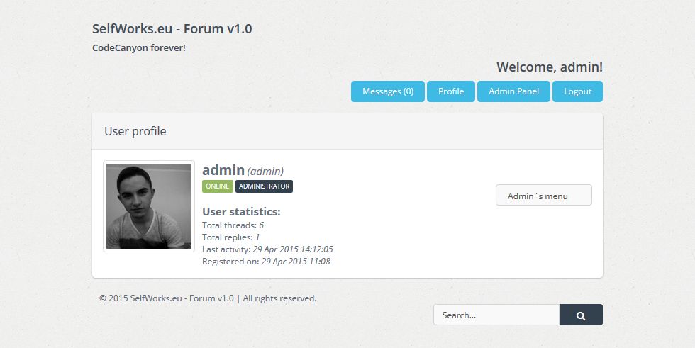 Name php forum. User profile menu. Профиль пользователя php. User profile Design admin Panel. User profile menu mobile.