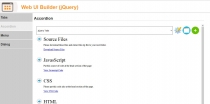 jQuery Web UI Builder - PHP Script Screenshot 6