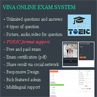 Vina Online Exam System - PHP Script