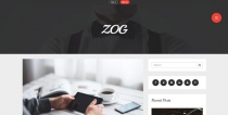 ZOG - Responsive Blog HTML Template Screenshot 1
