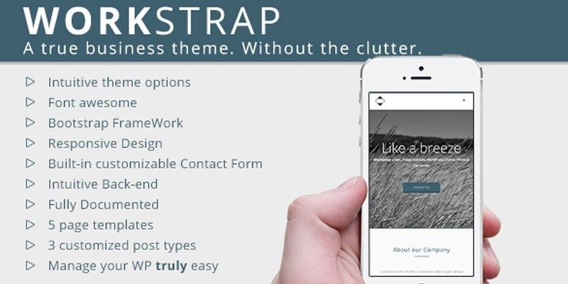 WorkStrap - Business  Wordpress Theme