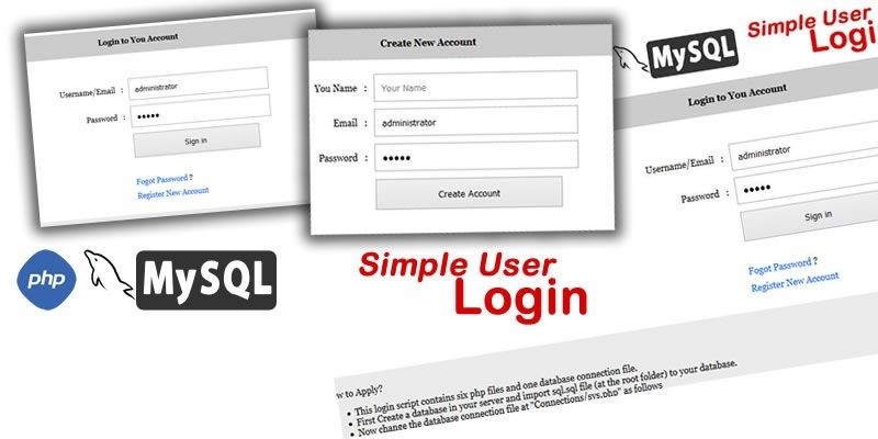 Simple User Login - PHP Script