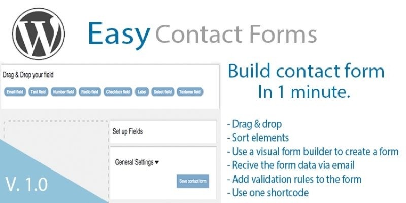 Easy Contact Forms - Wordpress Plugin