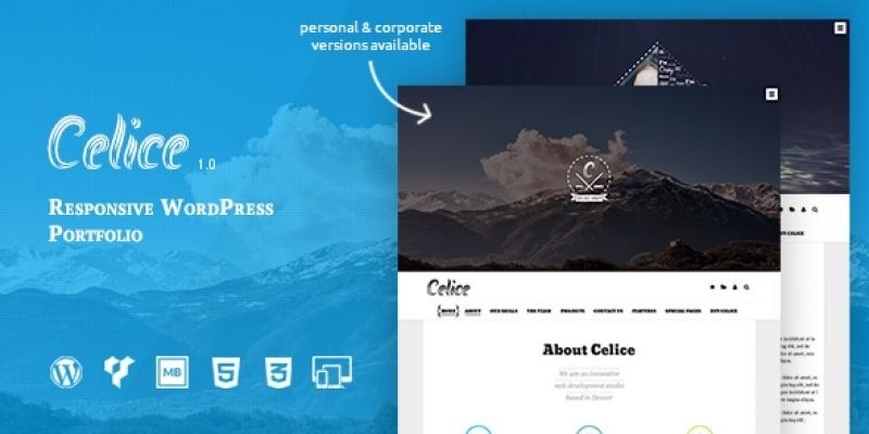 Celice - WordPress Portfolio Theme