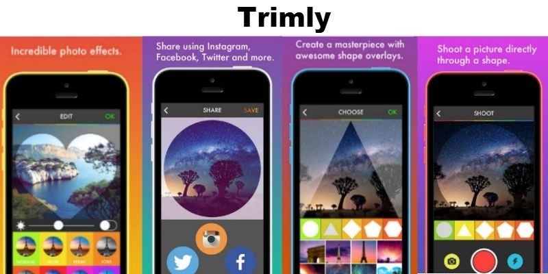 Trimly - Photo Overlay Filter iOS App Source Code