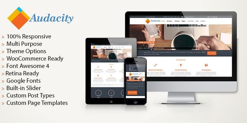 Audacity - Multi-Purpose Wordpress Theme