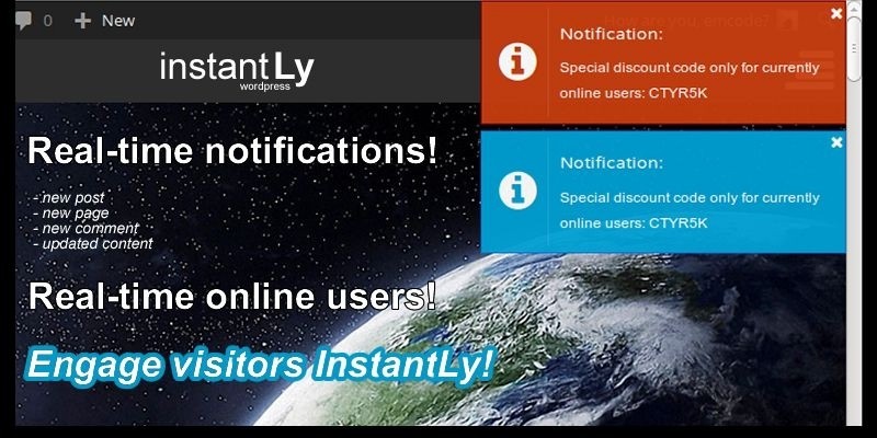 InstantLy - Wordpress Notifications Plugin