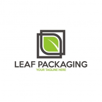 Leaf Packaging - Logo Template Screenshot 1