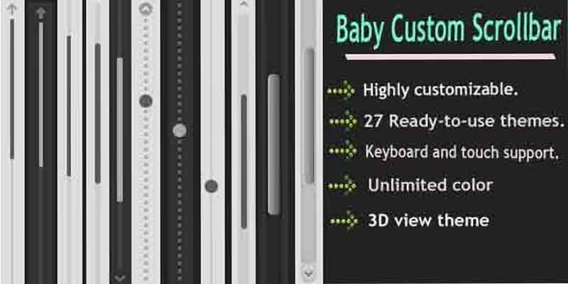 Baby Custom Scrollbar - WordPress Plugin